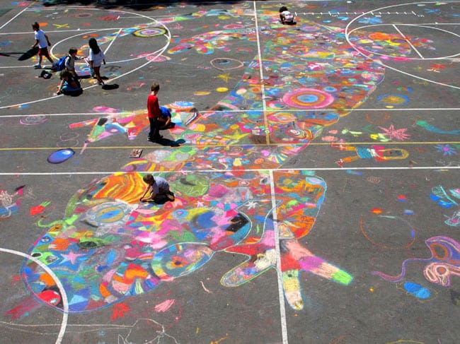 Chalk Drawing @ Your School | Drawing on Earth: Chalk Drawing, Street